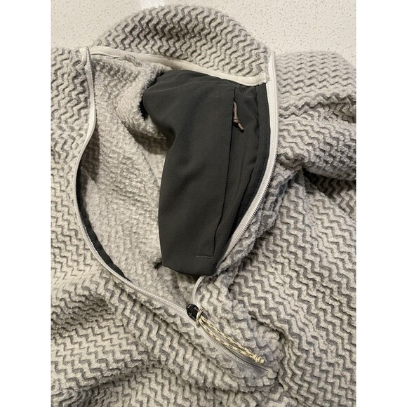 PATAGONIA R1 Air Zip-Neck Pullover Wool White Women Med Gorpcore - Picture 7 of 7